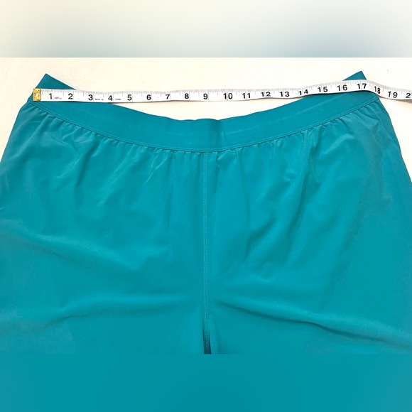 All In Motion Teal Women's Running Shorts with Zipper Pocket & Drawstrings Sz XL - Picture 5 of 16